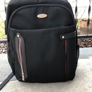 16" Laptop Backpack black, heavy duty Eco Style